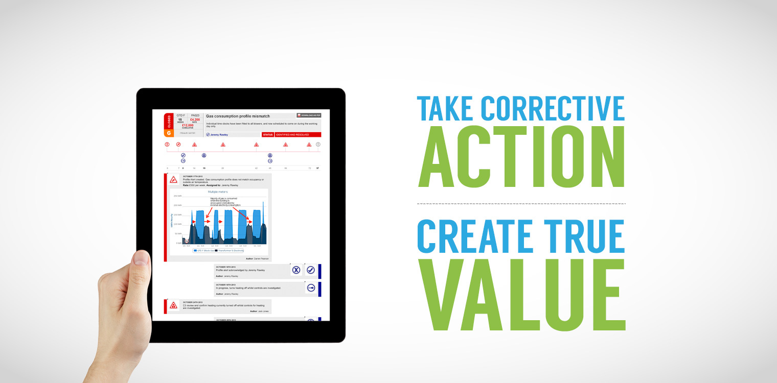 Take corrective action to create true value